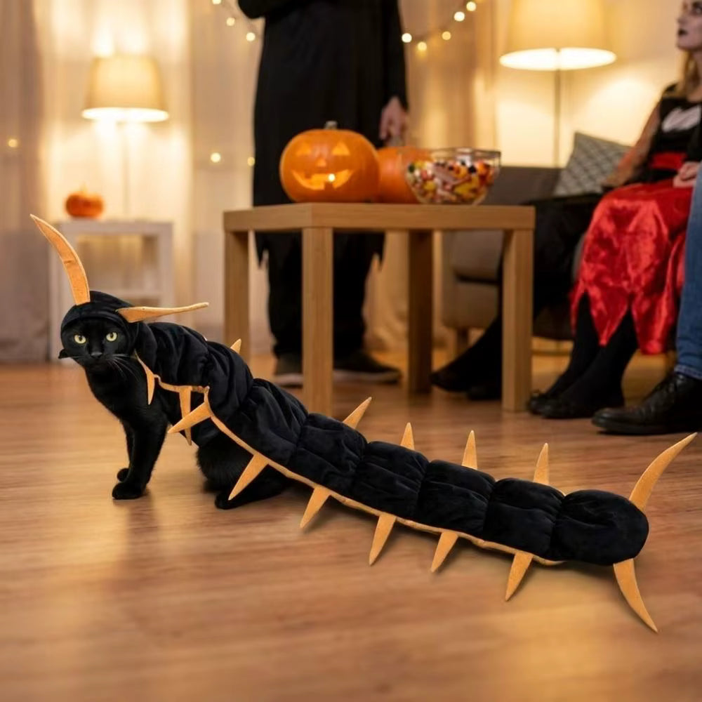 Halloween Centipede Cat Costume